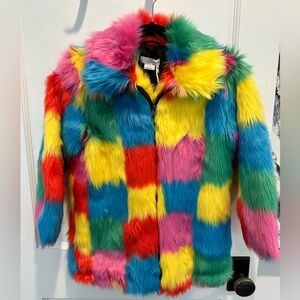 STELLA MCCARTNEY KIDS Faux Fur Coat NWT
